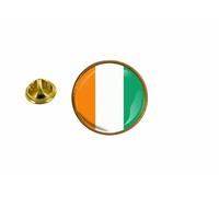 Pins Pin Badge Pin's Drapeau Cote D'ivoire Ivorien Rond Cocarde