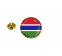 Pins Pin Badge Pin's Drapeau Gambie Gambien Rond Cocarde