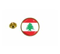 Pins Pin Badge Pin's Drapeau Liban Rond Cocarde
