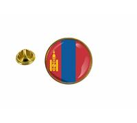 Pins Pin Badge Pin's Drapeau Mongolie Rond Cocarde