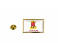 Pins Pin Badge Pin's Drapeau Pays Carte Departement Auvergne