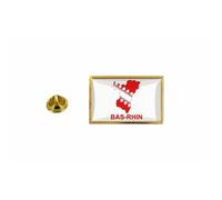 Pins Pin Badge Pin's Drapeau Pays Carte Departement Bas Rhin