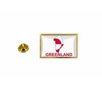 Pins Pin Badge Pin's Drapeau Pays Carte Kn Groenland