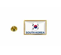 Pins Pin Badge Pin's Drapeau Pays Carte Kr Coree Du Sud