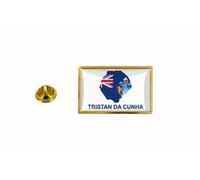 Pins Pin Badge Pin's Drapeau Pays Carte Sh Tristan Cunha