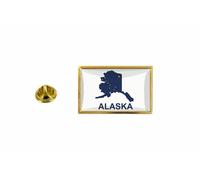 Pins Pin Badge Pin's Drapeau Pays Carte Usa Alaska Ak