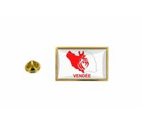 Pins Pin Badge Pin's Drapeau Pays Carte Vendee Vendeen Departement