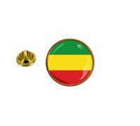 Pins Pin Badge Pin's Drapeau Rasta Reggae Rond Cocarde