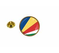 Pins Pin Badge Pin's Drapeau Seychelles Seychellois Rond Cocarde