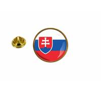 Pins Pin Badge Pin's Drapeau Slovaquie Slovaque Rond Cocarde