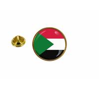 Pins Pin Badge Pin's Drapeau Soudan Soudanais Rond Cocarde