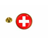 Pins Pin Badge Pin's Drapeau Suisse Swiss Rond Cocarde