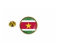 Pins Pin Badge Pin's Drapeau Suriname Rond Cocarde