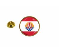 Pins Pin Badge Pin's Drapeau Tahiti Polynesie Francaise Rond