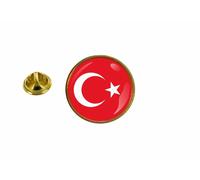 Pins Pin Badge Pin's Drapeau Turquie Turcque Rond Cocarde