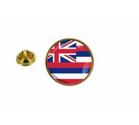 Pins Pin Badge Pin's Drapeau Usa Americain Etats Unis Hawaii Rond Cocarde