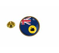 Pins Pin Badge Pin's Drapeau Western Australia Australie Rond