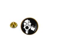 Pins Pin Badge Pin's Metal Avec Pince Papillon Masque A Gaz
