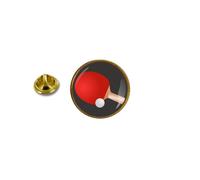 Pins Pin Badge Pin's Metal Avec Pince Papillon Ping Pong Raquette