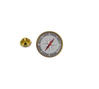 Pins Pin Badge Pin's Metal Avec Pince Papillon Rose Des Vents Boussole