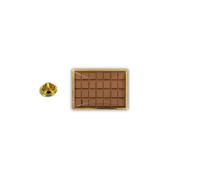 Pins Pin Badge Pin's Metal Avec Pince Papillon Tablette Chocolat