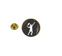 Pins Pin Badge Pin's Metal Avec Pince Papillon Tennis Joueur