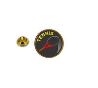 Pins Pin Badge Pin's Metal Avec Pince Papillon Tennis Raquette