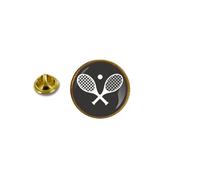Pins Pin Badge Pin's Metal Avec Pince Papillon Tennis Raquette