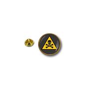 Pins Pin Badge Pin's Metal Biker Motard Biker Danger Poison Tete De Mort