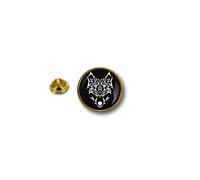 Pins Pin Badge Pin's Metal Biker Motard Motard Loup Wolf No Club R4