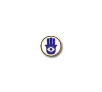 Pins Pin Badge Pin's Metal Biker Motard Oeil Bleu Main Fatma Khamsa