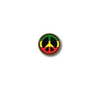 Pins Pin Badge Pin's Metal Biker Motard Rasta Reggae Peace And Love Rastafari