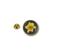 Pins Pin Badge Pin's Metal Broche Pince Papillon Drapeau Jonquille Saint David