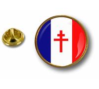 Akachafactory pins pin Badge pin's Metal Drapeau France Libre de Gaulle corix de Lorraine