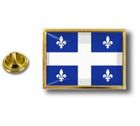 Pins Pin Badge Pin's Metal Epoxy Avec Pince Papillon Drapeau Canada Quebec