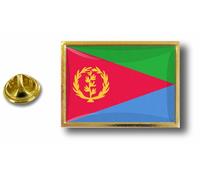Pins Pin Badge Pin's Metal Epoxy Avec Pince Papillon Drapeau Erythree Erythreen