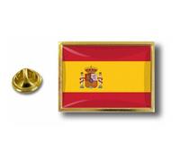 Pins Pin Badge Pin's Metal Epoxy Avec Pince Papillon Drapeau Espagne Espagnol