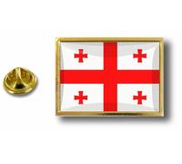 Pins Pin Badge Pin's Metal Epoxy Avec Pince Papillon Drapeau Georgie Georgien