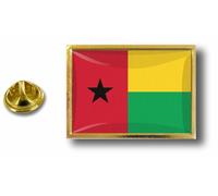 Pins Pin Badge Pin's Metal Epoxy Avec Pince Papillon Drapeau Guinee Bissau