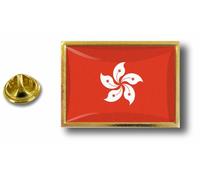 Pins Pin Badge Pin's Metal Epoxy Avec Pince Papillon Drapeau Hong Kong