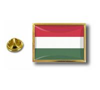 Pins Pin Badge Pin's Metal Epoxy Avec Pince Papillon Drapeau Hongrie Hongrois