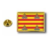 Pins Pin Badge Pin's Metal Epoxy Avec Pince Papillon Drapeau Ibiza Espagne