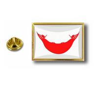 Pins Pin Badge Pin's Metal Epoxy Avec Pince Papillon Drapeau Ile De Paques