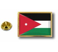 Akachafactory pins pin Badge pin's Metal avec Pince Papillon Drapeau Jordanie jordanais