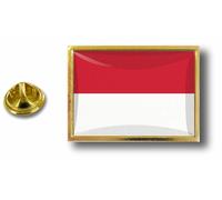 Pins Pin Badge Pin's Metal Epoxy Avec Pince Papillon Drapeau Monaco