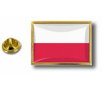 Pins Pin Badge Pin's Metal Epoxy Avec Pince Papillon Drapeau Pologne Polonais