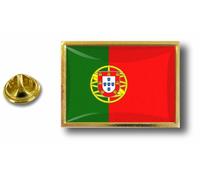 Pins Pin Badge Pin's Metal Epoxy Avec Pince Papillon Drapeau Portugal Portugais