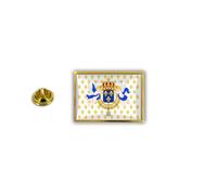 Pins Pin Badge Pin's Metal Epoxy Avec Pince Papillon Drapeau Royal Roi De France