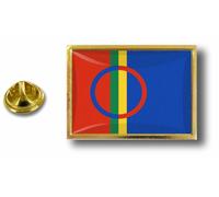 Pins Pin Badge Pin's Metal Epoxy Avec Pince Papillon Drapeau Samis Lapponie