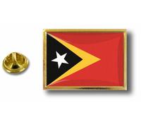 Pins Pin Badge Pin's Metal Epoxy Avec Pince Papillon Drapeau Timor Oriental